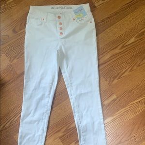 Cat and jack White colored skinny jeans